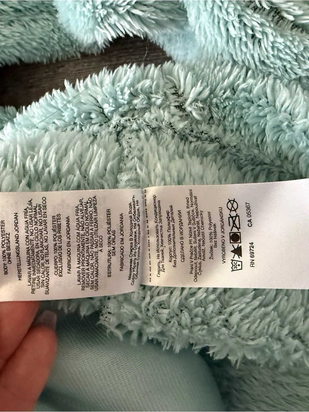 Columbia Light Mint Green Sherpa Fireside II Full Zip Sherpa Fleece Jacket SZ L - Picture 10 of 12